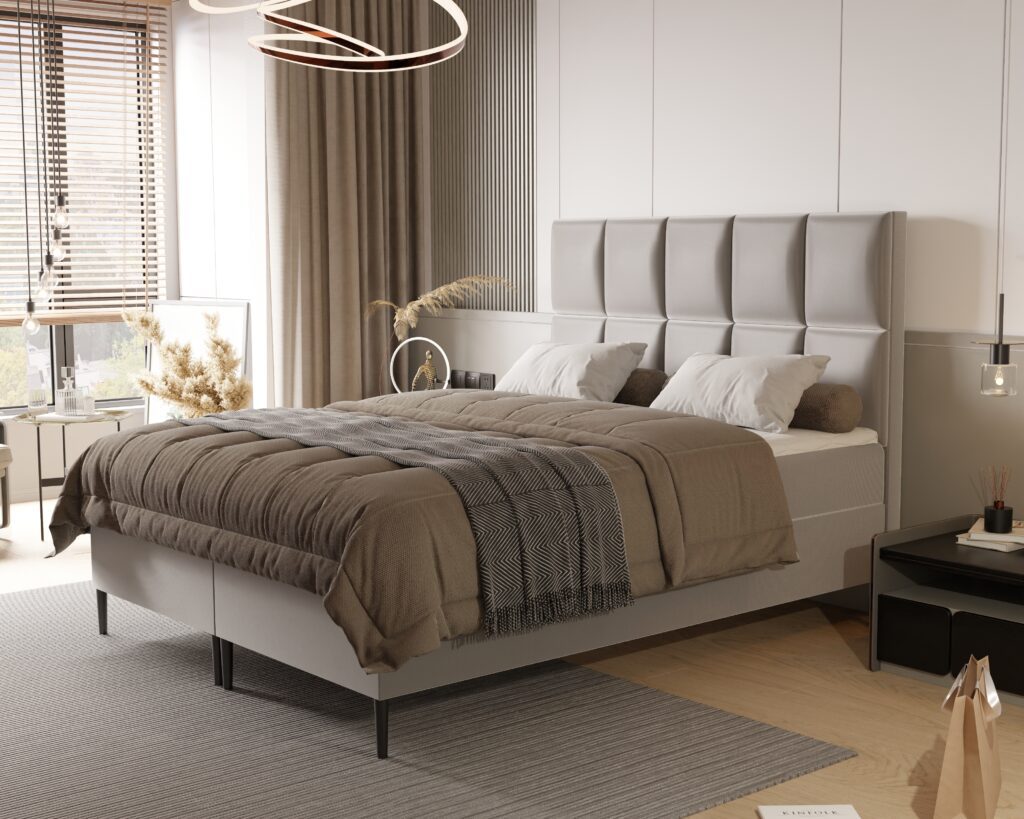 Łóżko kontynentalne NELLA