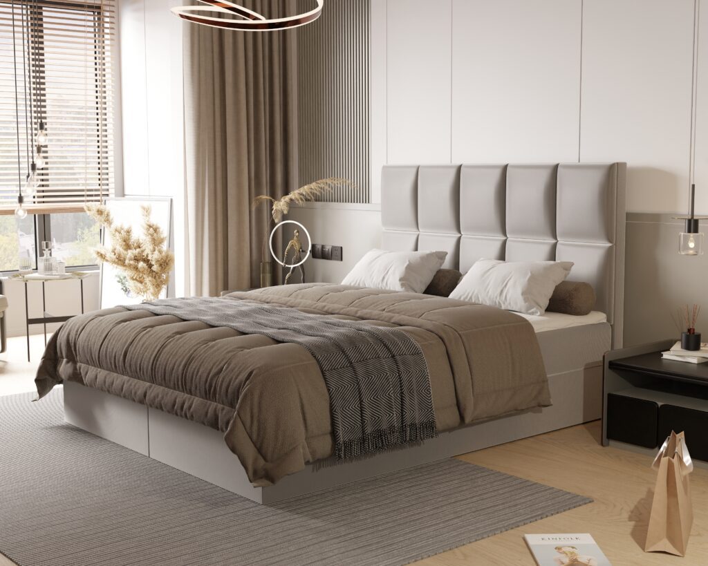 Łóżko kontynentalne NELLA 2