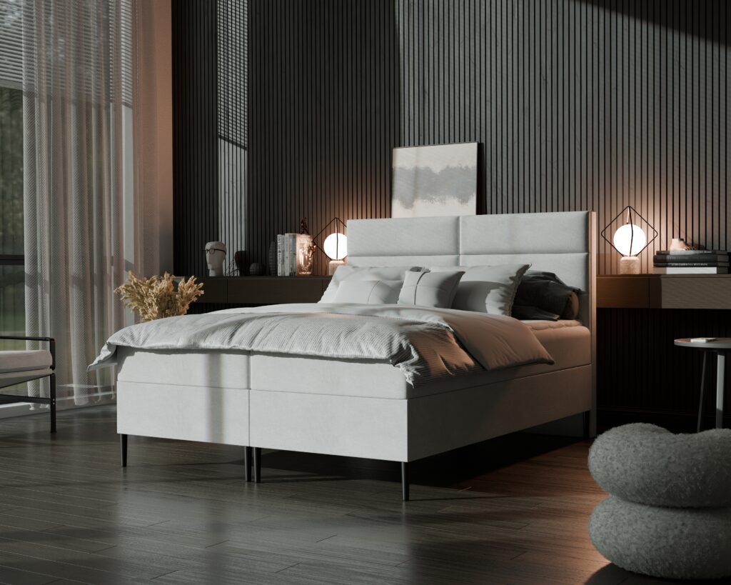 Łóżko kontynentalne ELLA