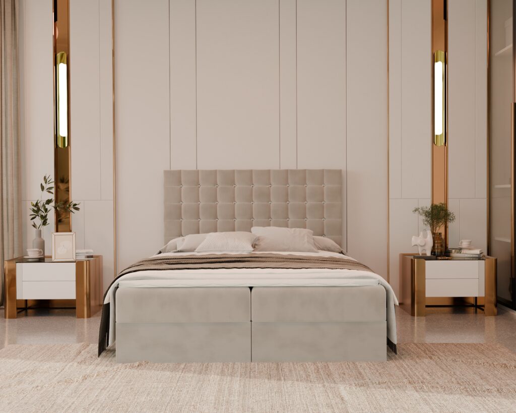 Łóżko kontynentalne LEVIA 2