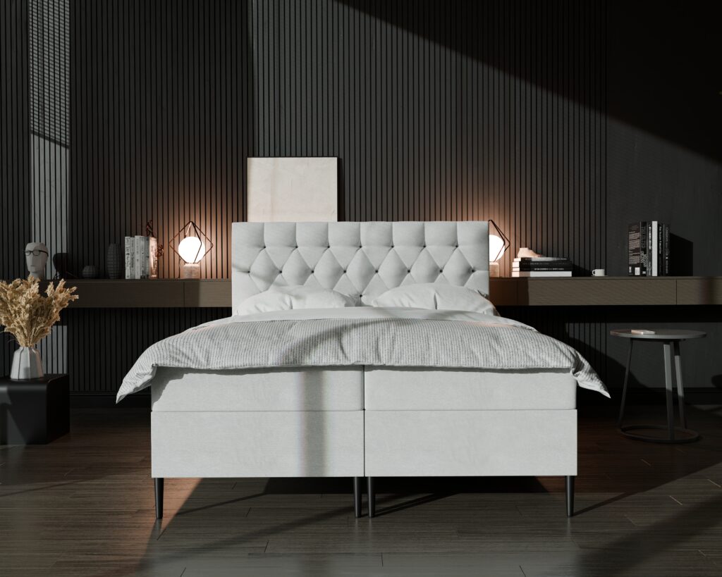 Łóżko kontynentalne BLANCA