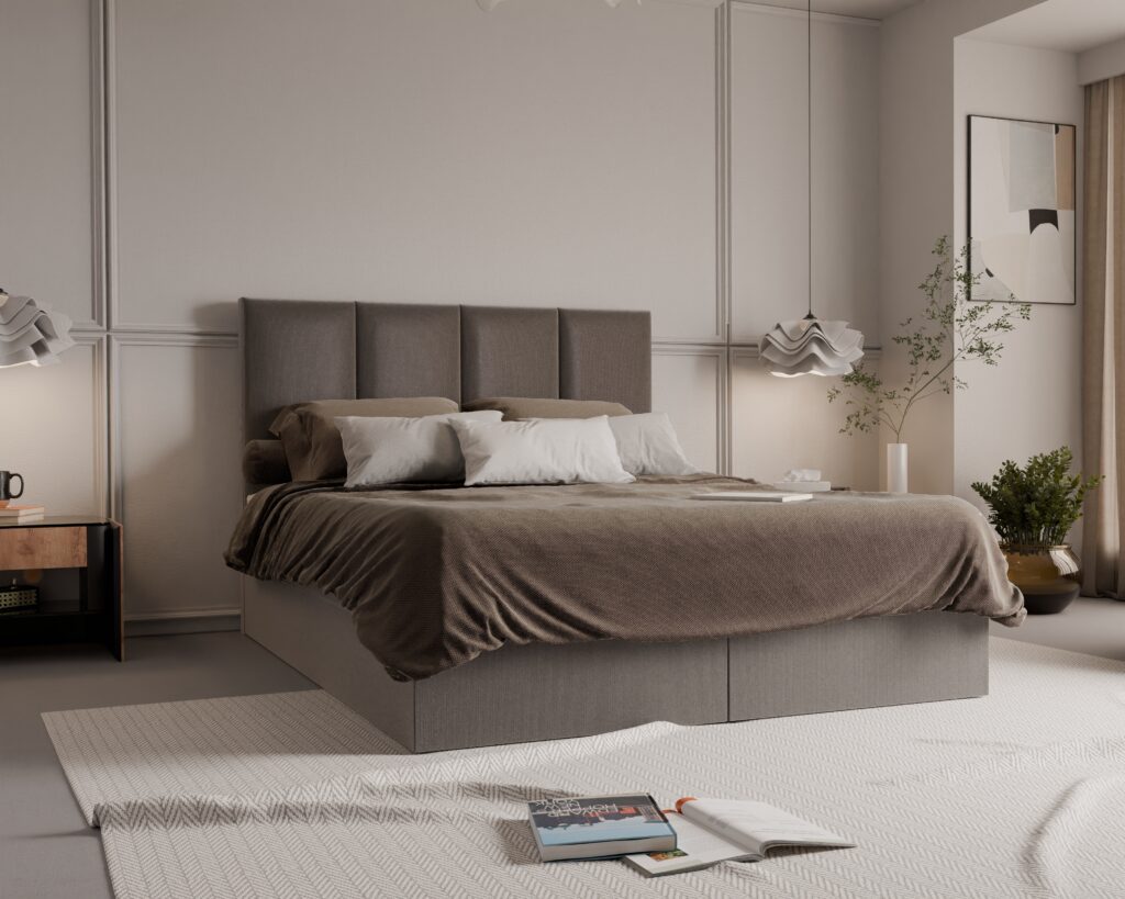 Łóżko kontynentalne NOEMI 2