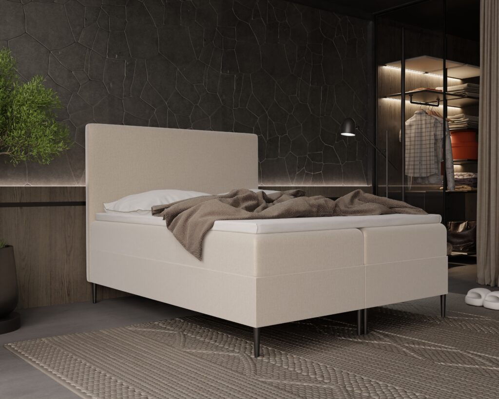 Łóżko kontynentalne ALEX