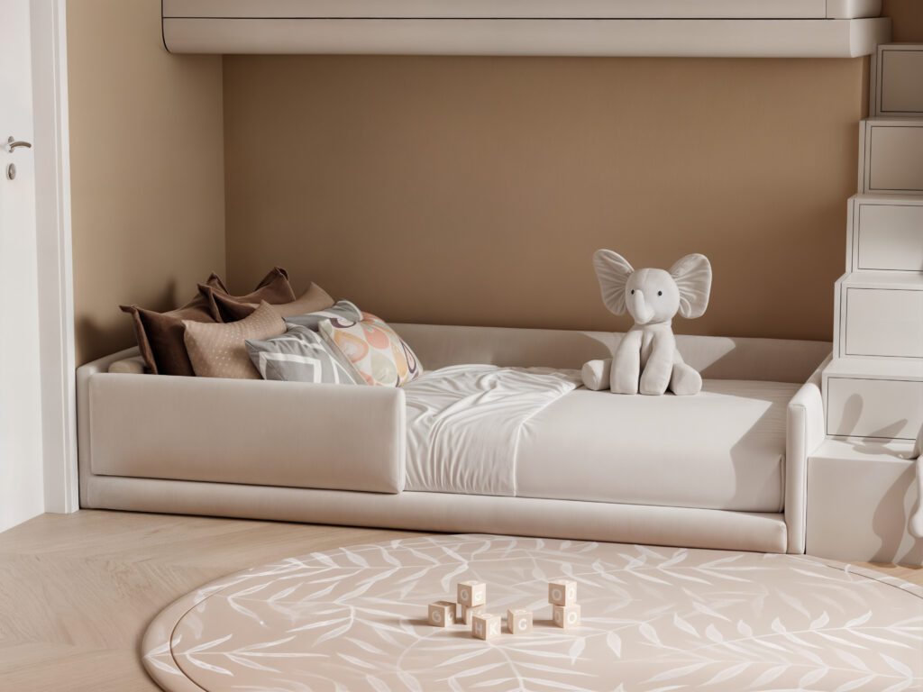 Łóżko dziecięce przypodłogowe ARIEL