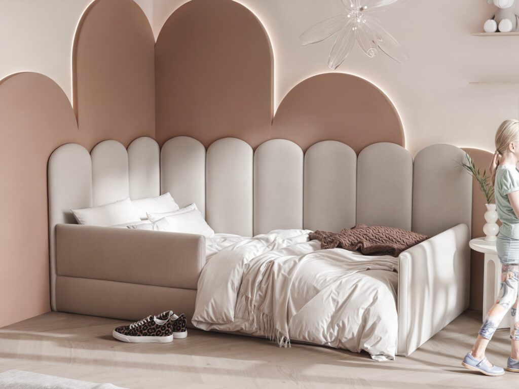 Łóżko dziecięce przypodłogowe JASMINE