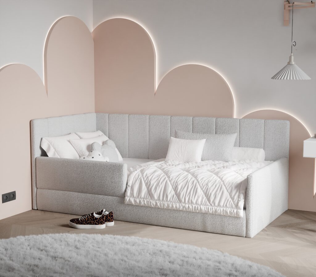 Łóżko dziecięce przypodłogowe BAMBI